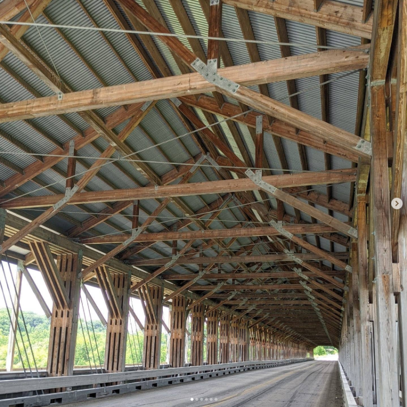 Smolen-Gulf Bridge: 613 ft-long and Made of Wood!